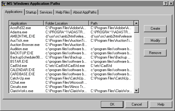 AppPaths 2000 3.1