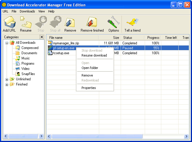 Download Accelerator Manager 4.5.37