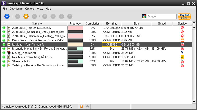 FreeRapid Downloader 0.9u4