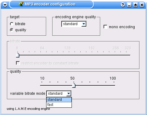 LAME MP3 encoder 3.99.5