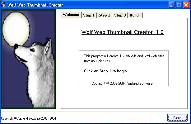 Wolf Web Thumbnail Creator 1.1