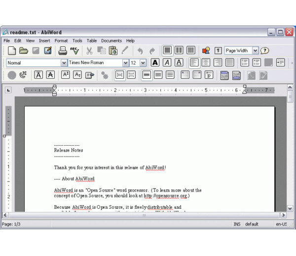 AbiWord 2.8.6