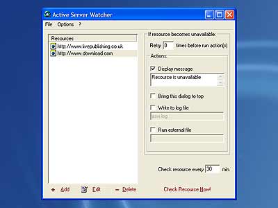 Active Server Watcher 1.0