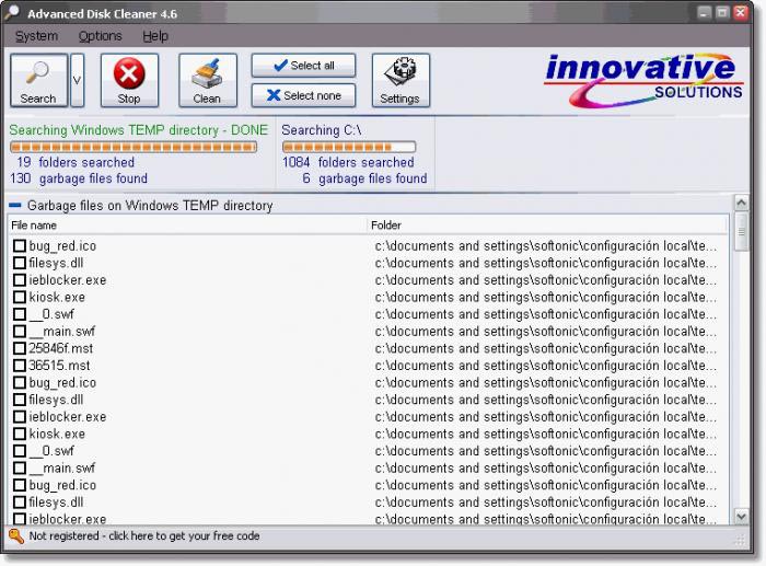 Advanced Disk Cleaner 6.3