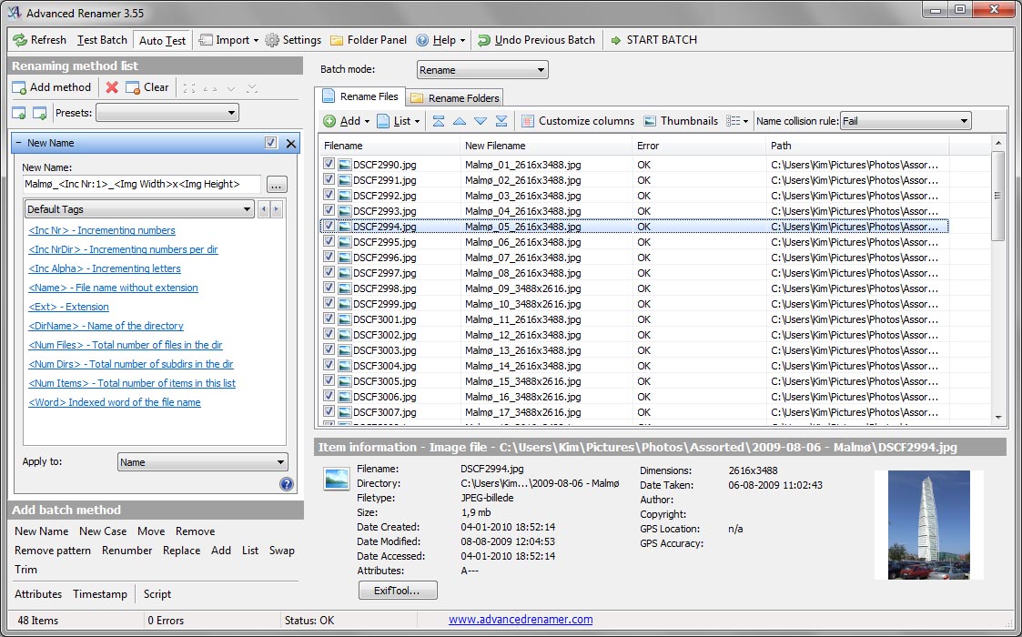 Advanced Renamer 3.65