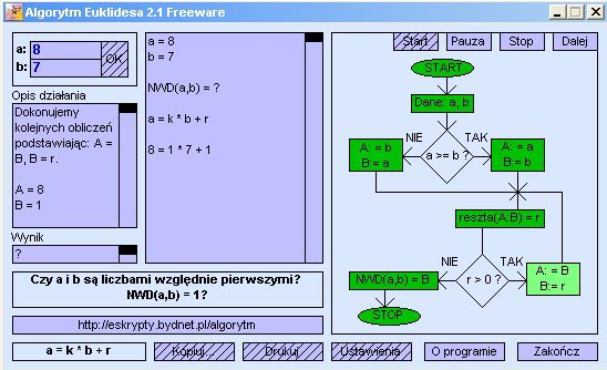 Algorytm Euklidesa 2.1