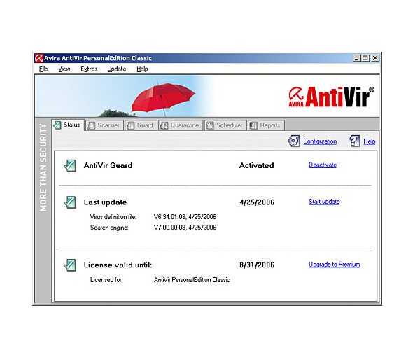 Avira AntiVir Personal - Free Antivirus 2014 14.0.7.468 