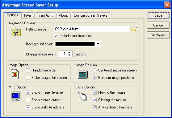 AnyImage Screen Saver 1.05