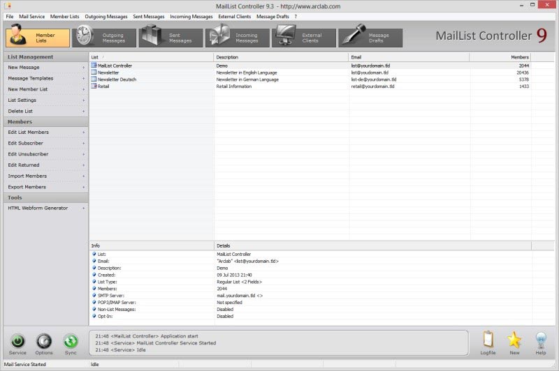 Arclab MailList Controller 12.0