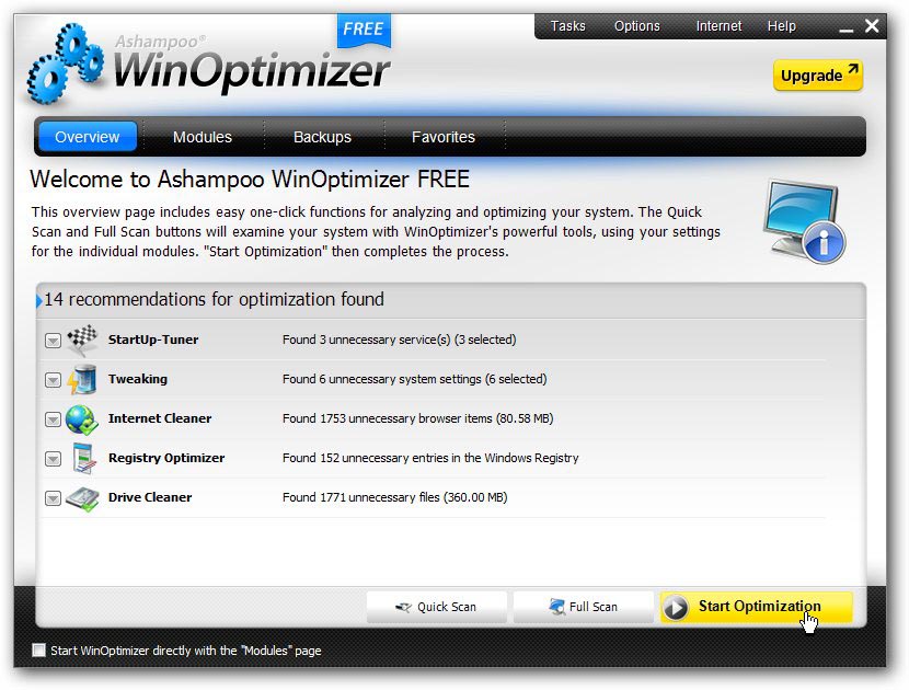 Ashampoo WinOptimizer Free 1.0.0