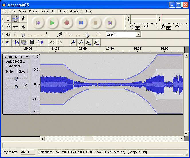 Audacity 2.0.6