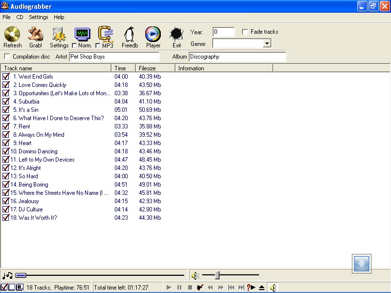 Audiograbber 1.83.1