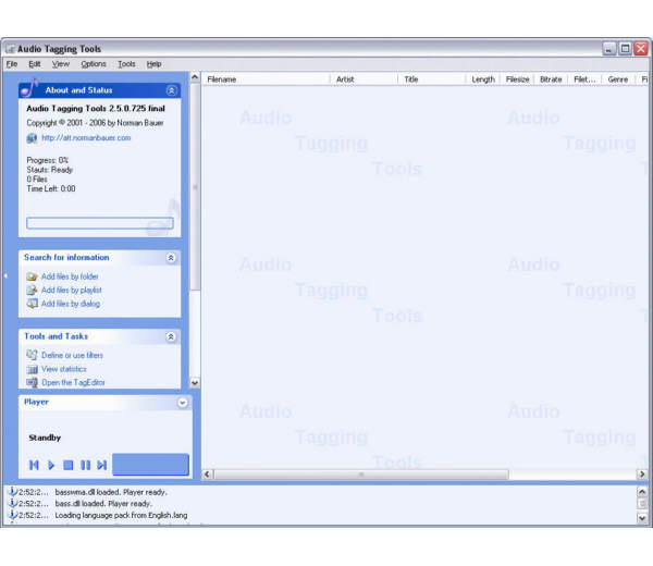 Audio Tagging Tools 3.0.1.1079