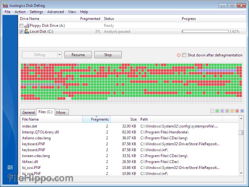 Auslogics Disk Defrag 5.1.0.0