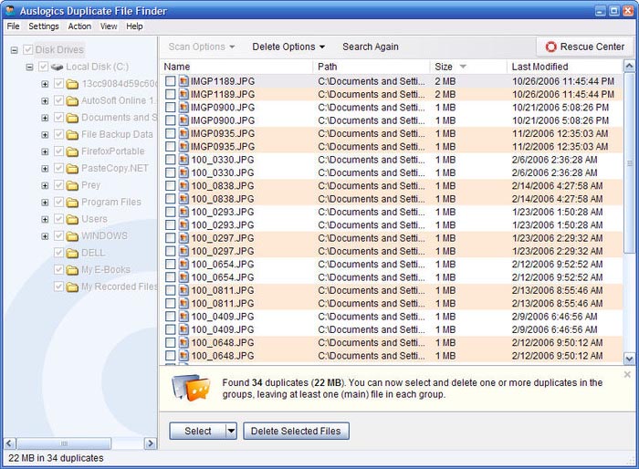 Auslogics Duplicate File Finder 4.1.0.0