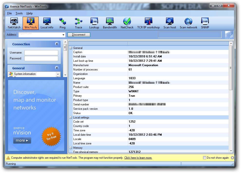 Axence NetTools 5.0.1.16509