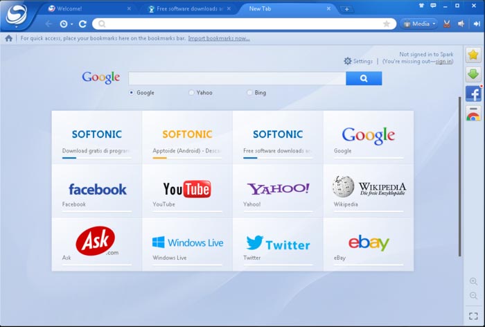 Baidu Spark Browser 33.12.1000.133