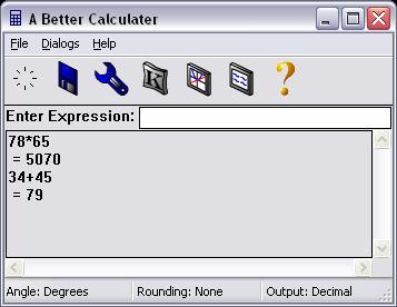 A Better Calculator 2.10