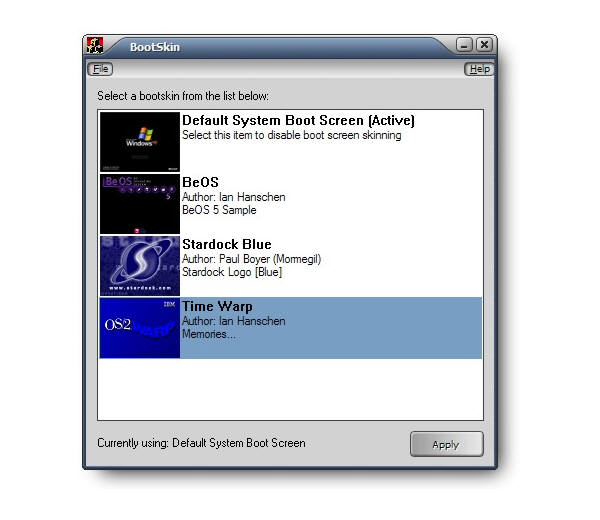 BootSkin 1.05a