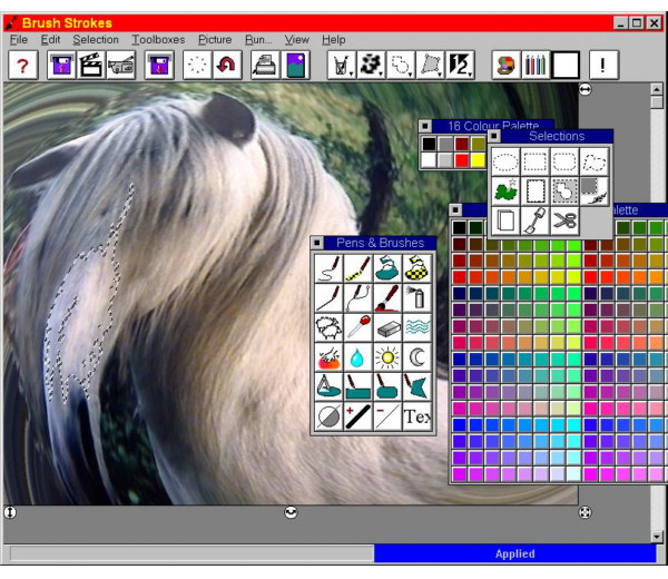 Brush Strokes Image Editor 1.0