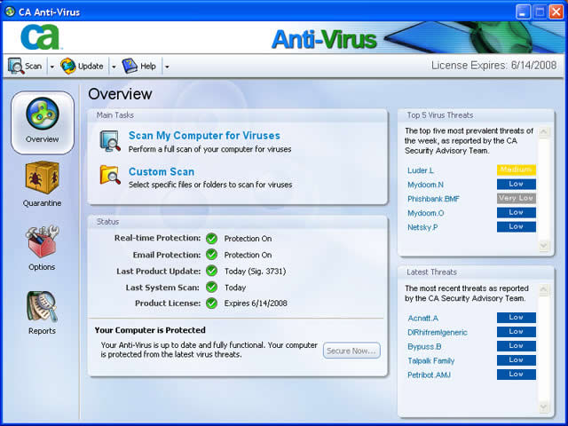 CA Anti-Virus Plus 2010