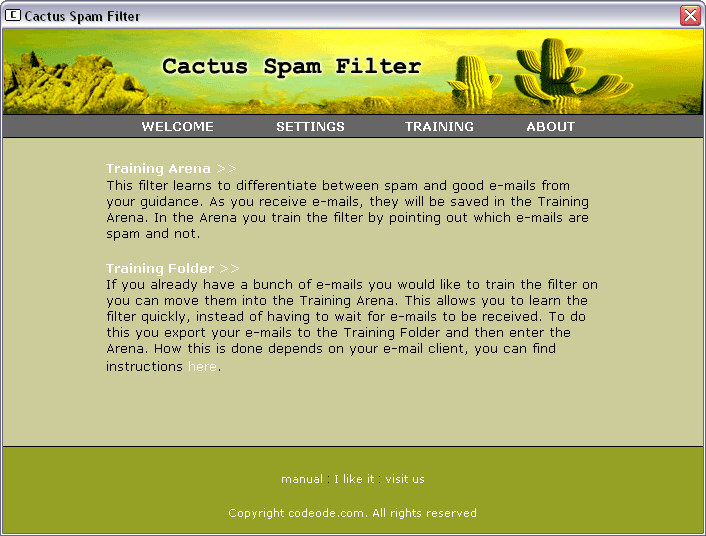 Cactus Spam Filter 3.01 