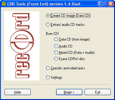 cdrtools Frontend 1.5.3