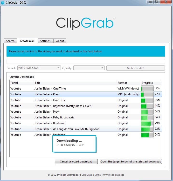 ClipGrab 3.4.8
