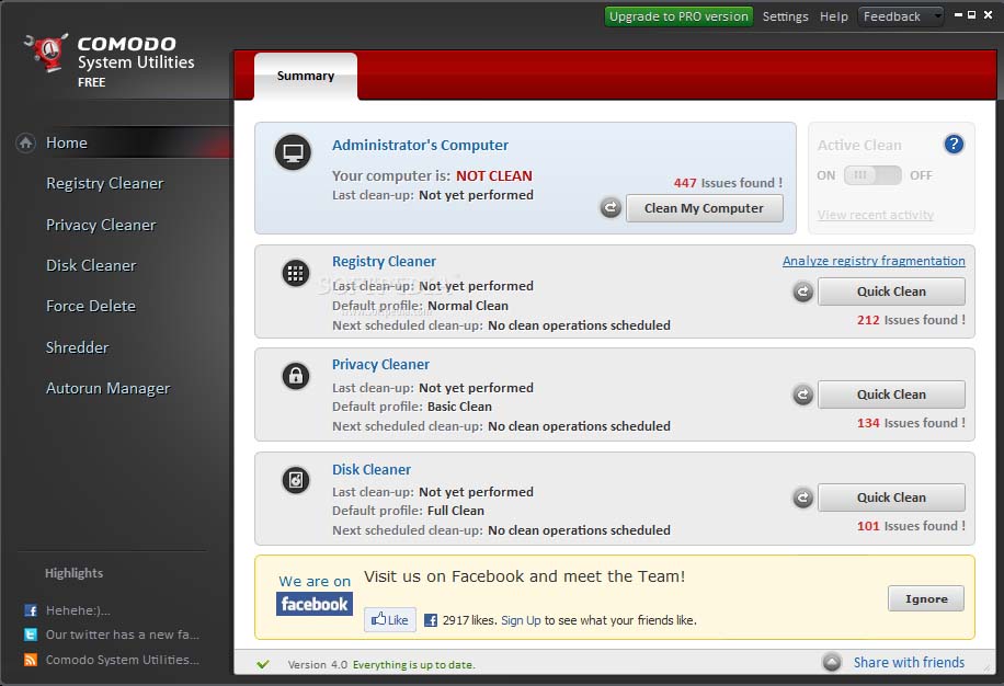 Comodo System Utilities Free 4.0.226743.26 