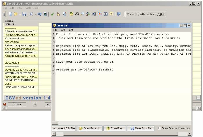 CSVed 2.3.2