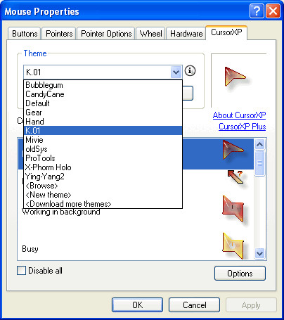 CursorFX (formerly CursorXP) 2.11