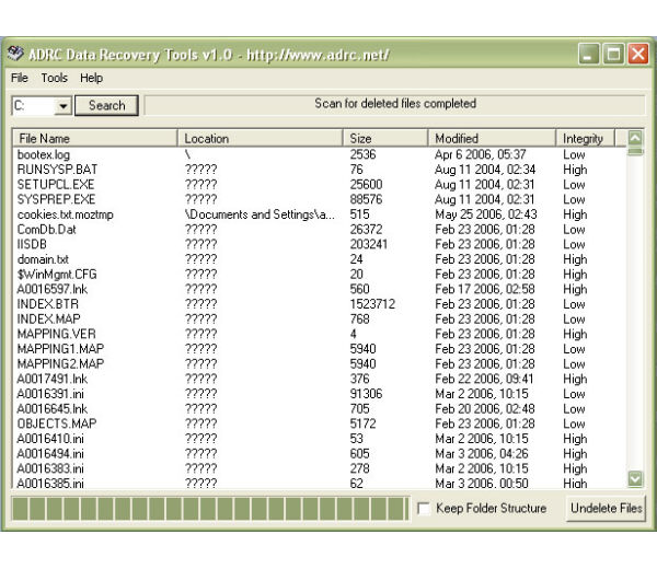 ADRC Data Recovery Tools 1.0