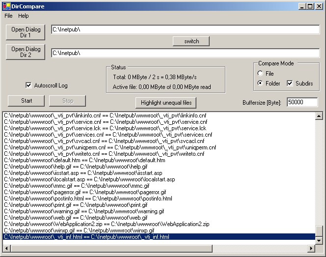 DirCompare 2.1