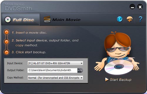 DVDSmith Movie Backup 1.08