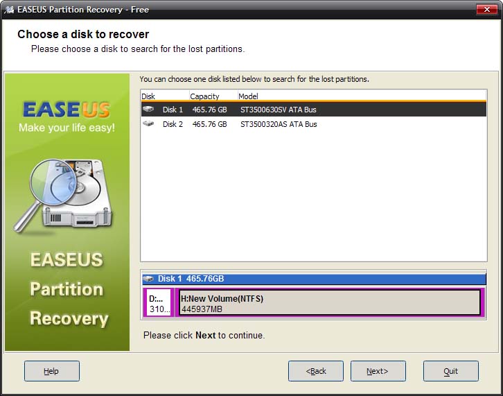 EASEUS Partition Recovery 8.5