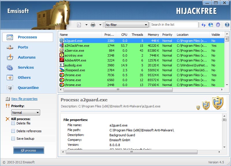 Emsisoft HiJackFree 4.5.0.10