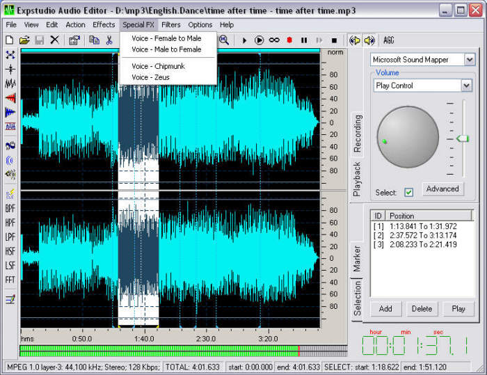 EXPStudio Audio Editor 4.31