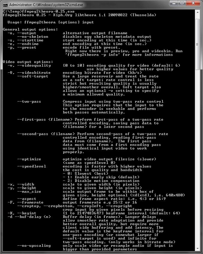 ffmpeg2theora 0.29