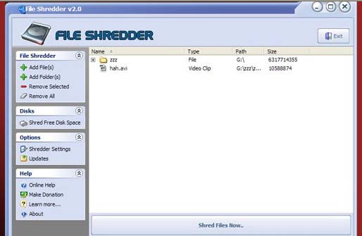 File Shredder 2.50