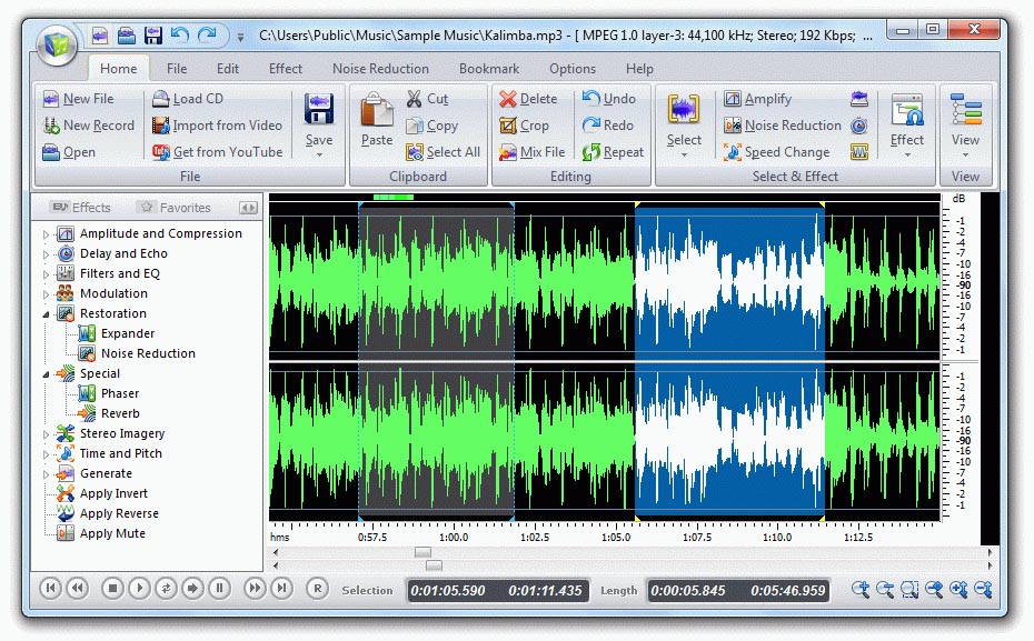 Free Audio Editor 2014 9.0.1