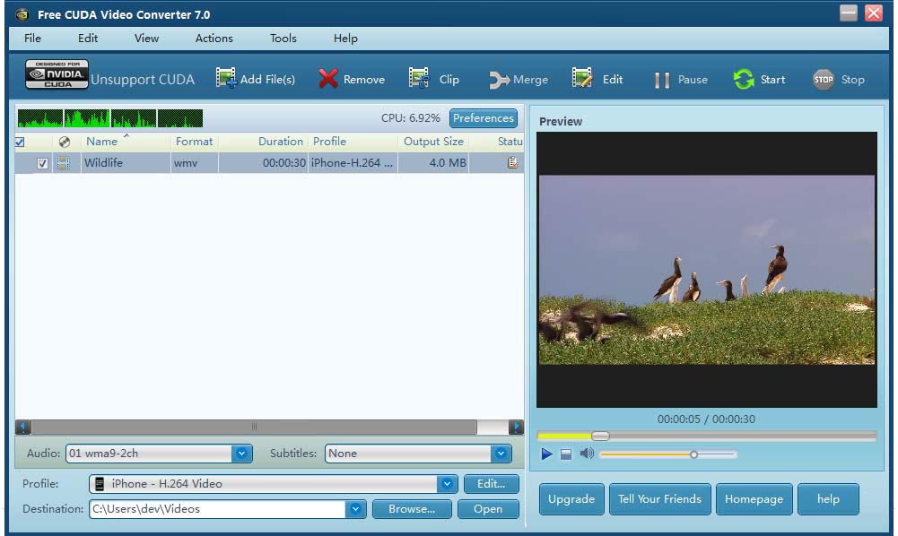 Free CUDA DVD Ripper 7.2