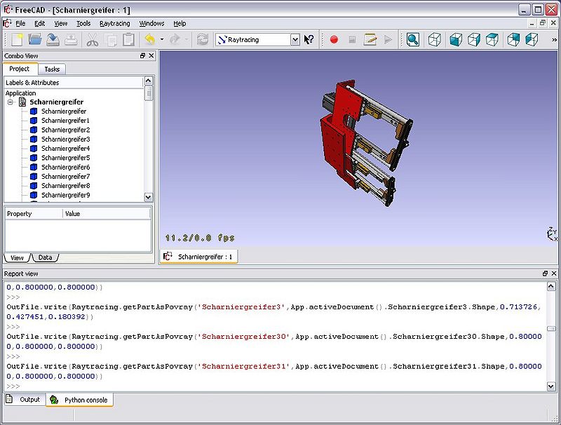 freeCAD 9.0a