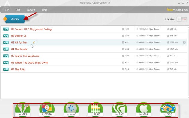 Freemake Audio Converter 1.1.0.73