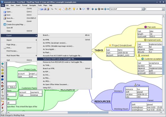 FreeMind 1.0.1