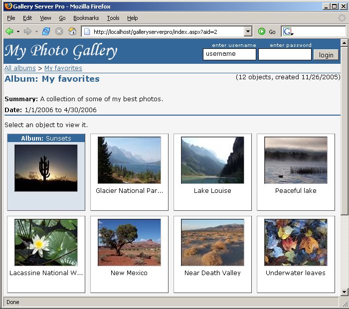 Gallery Server Pro 3.2.1