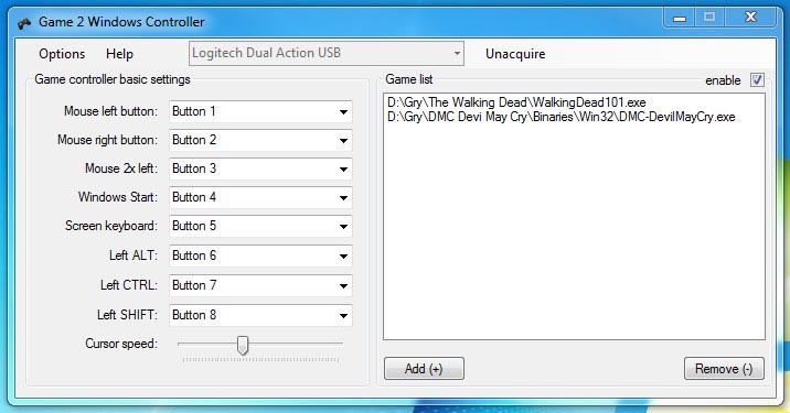 Game 2 Windows Controller 1.1