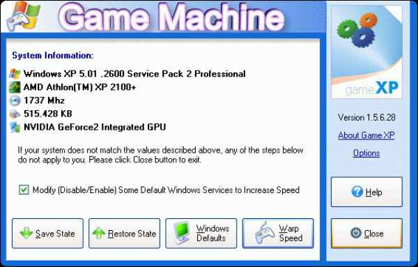 Game XP 1.6.1.20