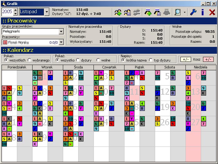 Grafik dyżurów 2.40