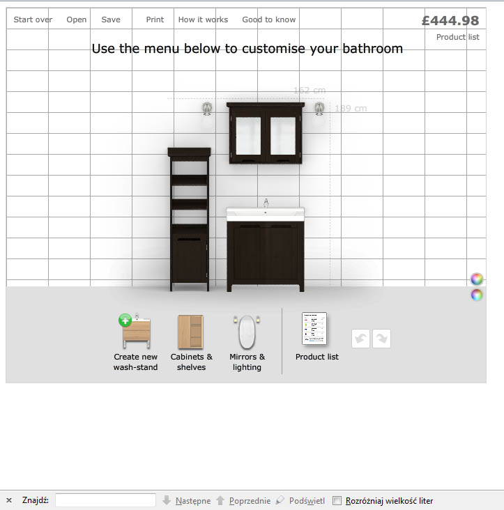 IKEA Bathroom Planner