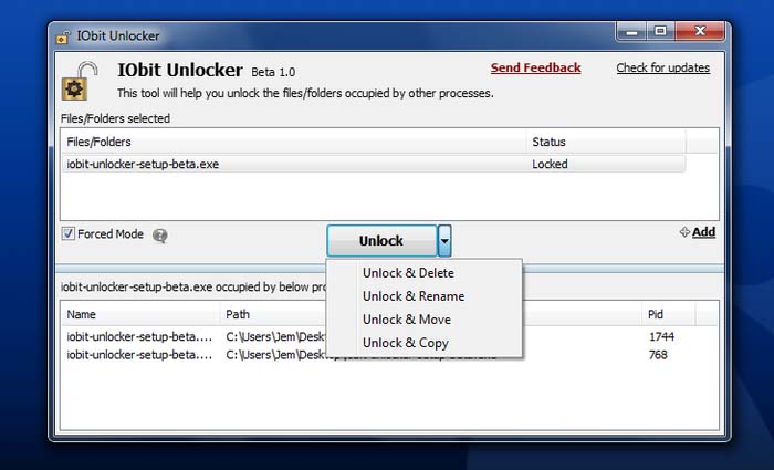 IObit Unlocker 1.1